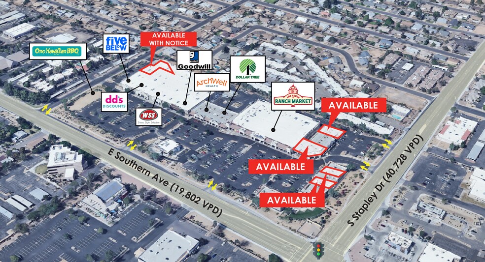 NW Southern Ave, Mesa, AZ à louer - Photo de l’immeuble – Image 3 sur 15