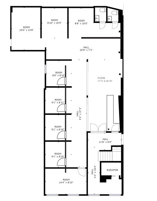 327-331 King St E, Kingston, ON à louer Plan d’étage– Image 1 sur 3