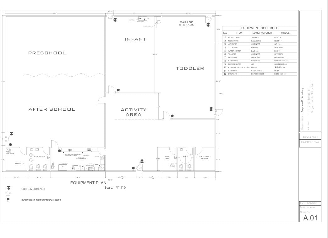 11110 S Highway 6, Sugar Land, TX à louer Plan d’étage– Image 1 sur 1