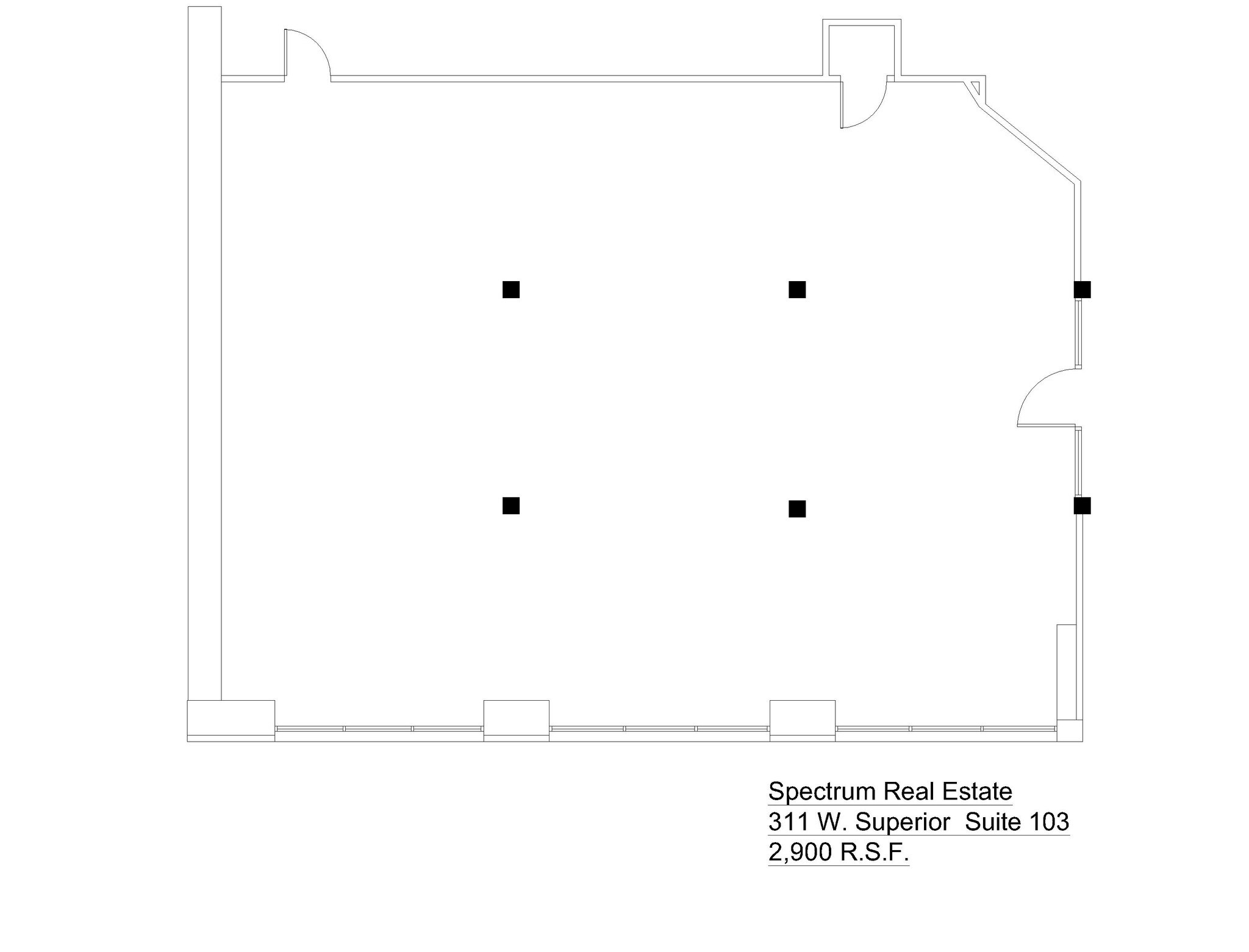 311 W Superior St, Chicago, IL à louer Plan d’étage– Image 1 sur 1