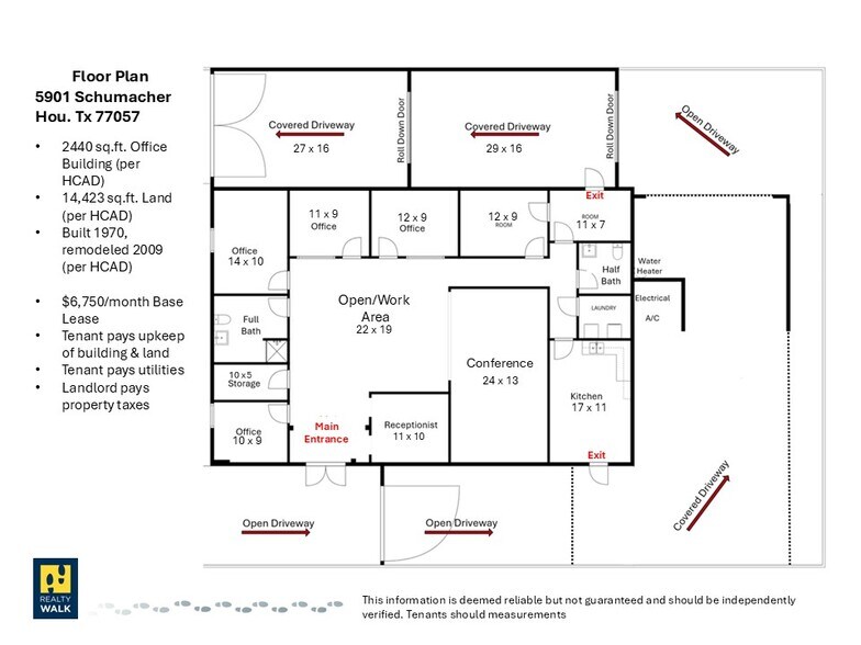 5901 Schumacher Ln, Houston, TX à louer - Plan d’étage – Image 3 sur 23
