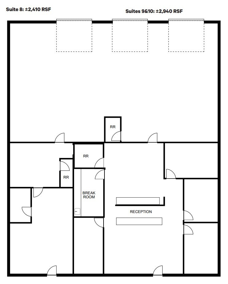 6105-6115 Main Ave, Orangevale, CA à louer Plan d’étage– Image 1 sur 1