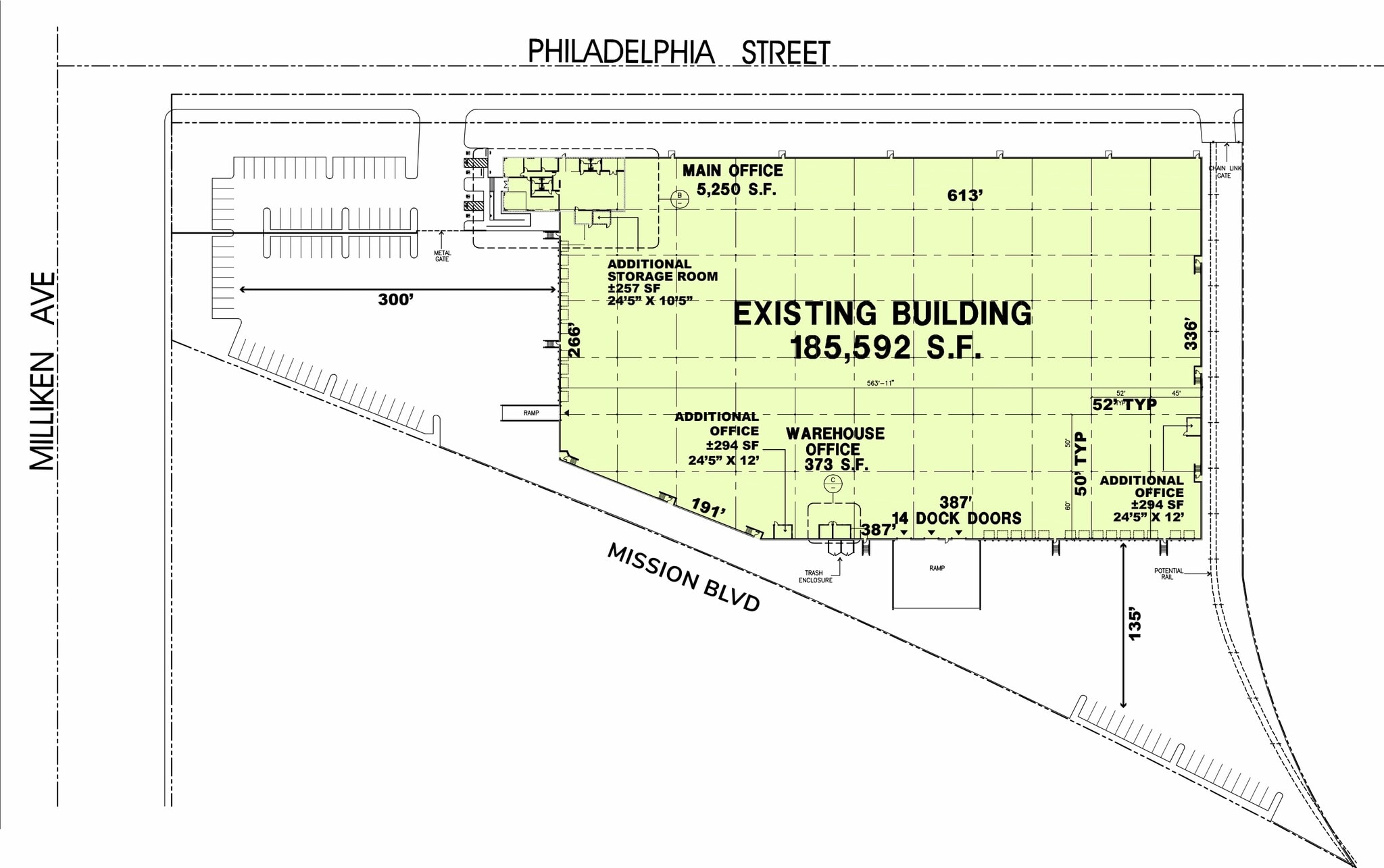 12450 Philadelphia St, Eastvale, CA à louer Plan de site– Image 1 sur 1