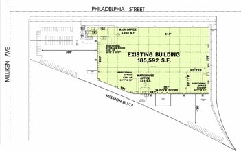 12450 Philadelphia St, Eastvale, CA à louer Plan de site– Image 1 sur 1