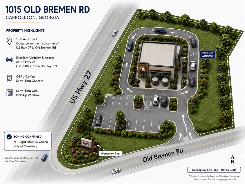 1015 Old Bremen Rd, Carrollton, GA à vendre - Photo de l’immeuble – Image 2 sur 7