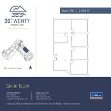 3020 E Camelback Rd, Phoenix, AZ à louer Plan d’étage– Image 1 sur 2