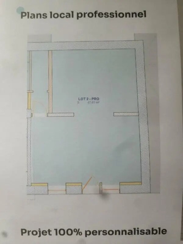 Bureau dans Belleville à louer Plan d’étage– Image 1 sur 2