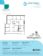 7373 N Scottsdale Rd, Scottsdale, AZ à louer Plan d’étage– Image 1 sur 1