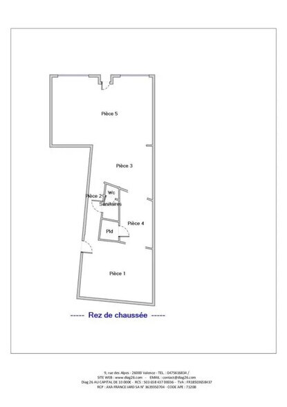 Local commercial dans Valence à louer - Plan d’étage – Image 2 sur 2