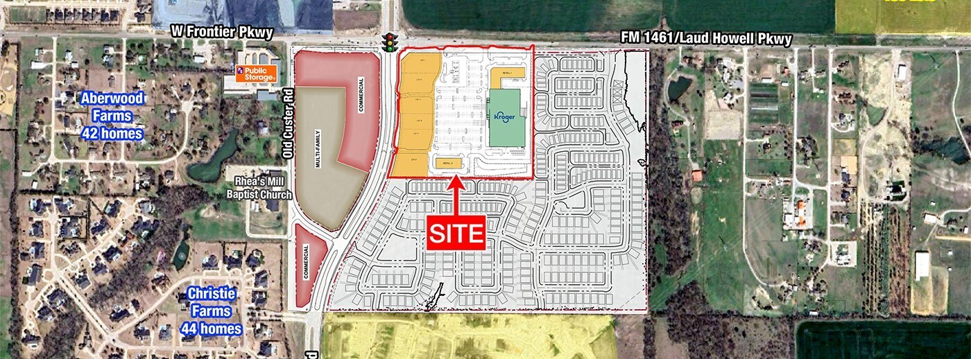 SEC Custer Rd & Frontier Pky, McKinney, TX à louer Photo de l’immeuble– Image 1 sur 2