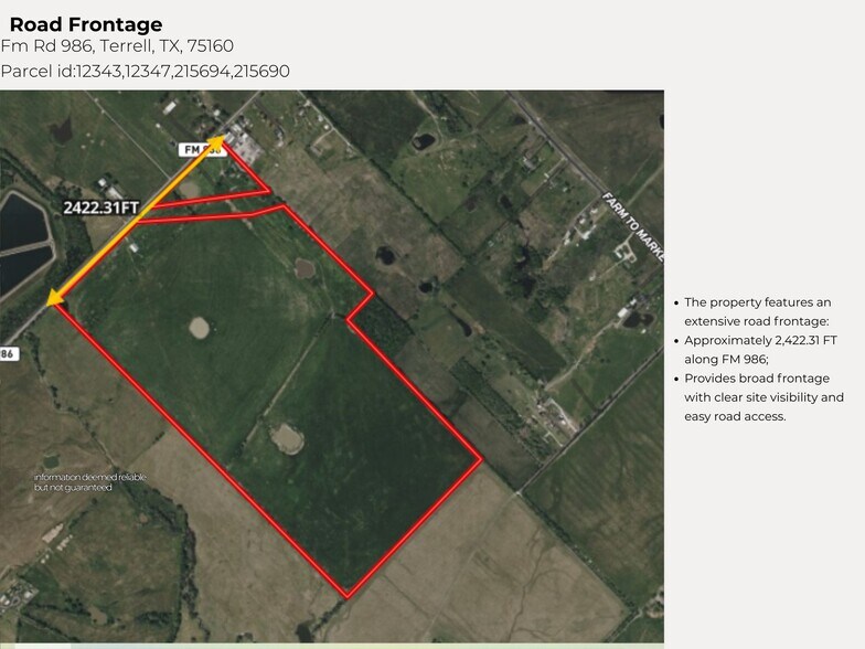 FM 986 Rd, Terrell, TX à vendre - Photo de l’immeuble – Image 2 sur 7