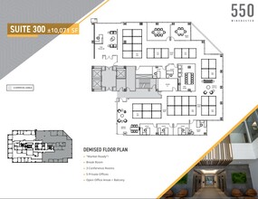 550 S Winchester Blvd, San Jose, CA à louer Plan d’étage– Image 1 sur 2