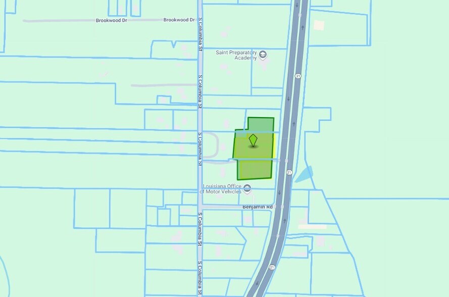 2200-2599 S Columbia Rd, Bogalusa, LA à vendre - Plan cadastral – Image 2 sur 2