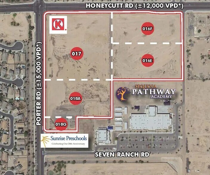 SEC Honeycutt Rd & Porter Rd, Maricopa, AZ à vendre - Photo de l’immeuble – Image 2 sur 3