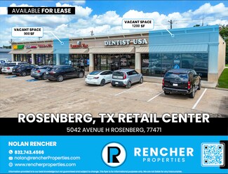 Plus de détails pour 5042 Avenue H, Rosenberg, TX - Local commercial à louer
