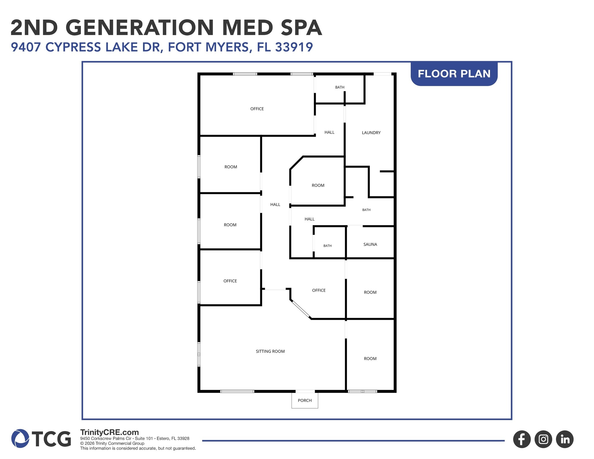 9407 Cypress Lake Dr, Fort Myers, FL à louer Plan de site– Image 1 sur 1