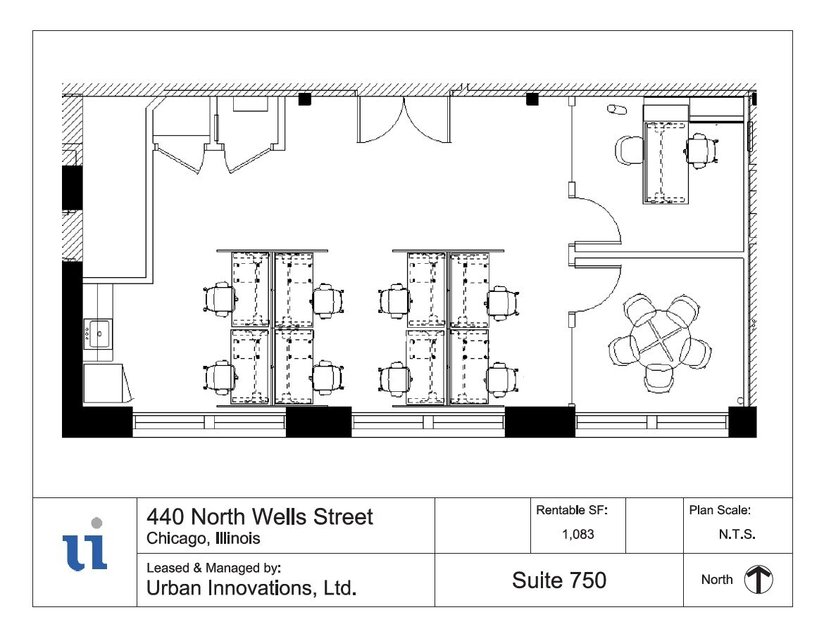 440 N Wells St, Chicago, IL à louer Plan d’étage– Image 1 sur 5
