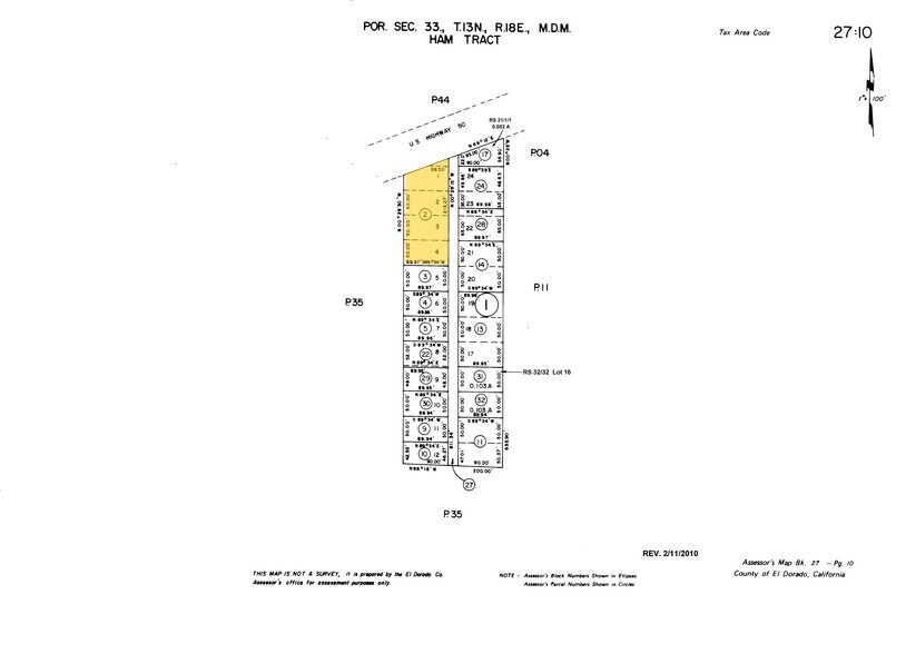3542 Lake Tahoe Blvd, South Lake Tahoe, CA à louer - Plan cadastral – Image 3 sur 11