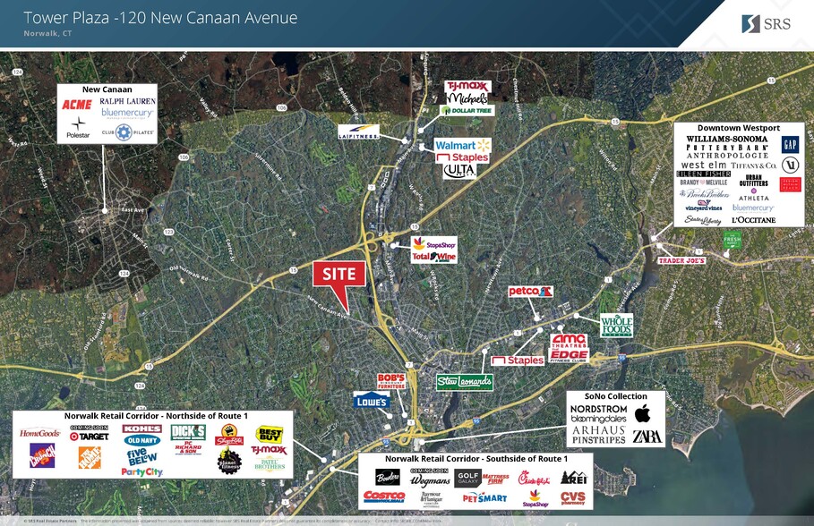 120 New Canaan Ave, Norwalk, CT à louer - Aérien – Image 3 sur 6