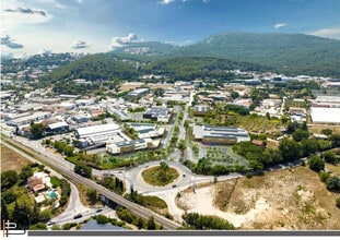 Hyères - Vue aérienne  vue de carte