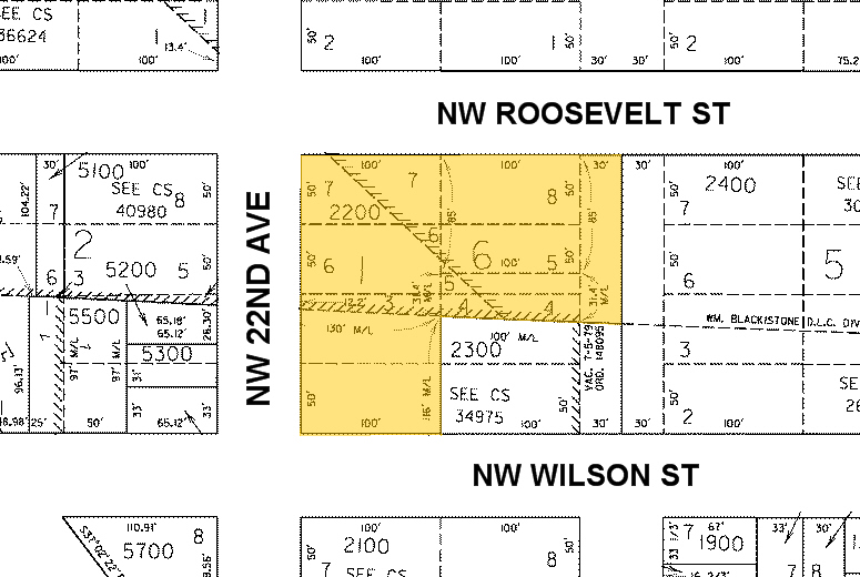 2100 NW 22nd Ave, Portland, OR à louer - Plan cadastral – Image 2 sur 13