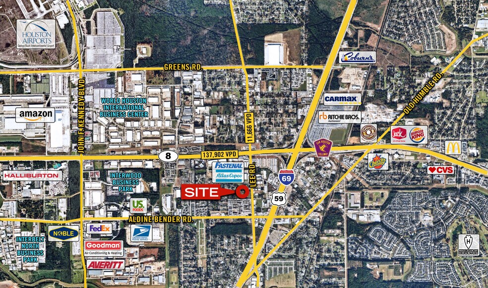14909 Lee Rd, Houston, TX à vendre - Aérien – Image 3 sur 3