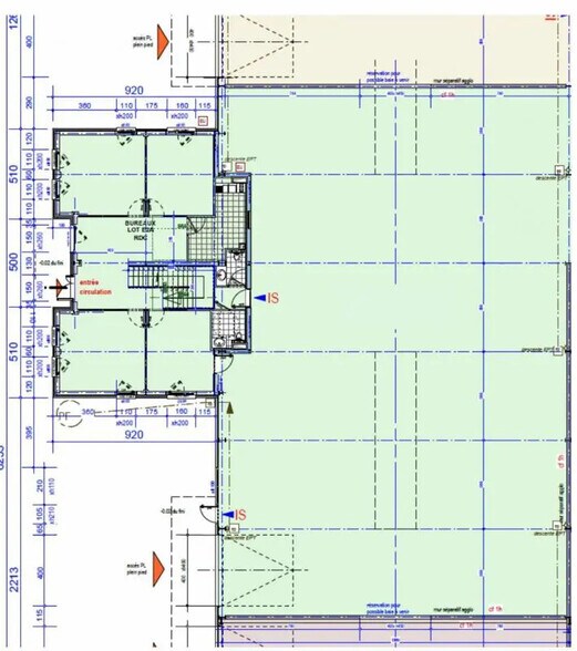 Local d’activités dans Saint-Priest à louer - Plan d’étage – Image 3 sur 3