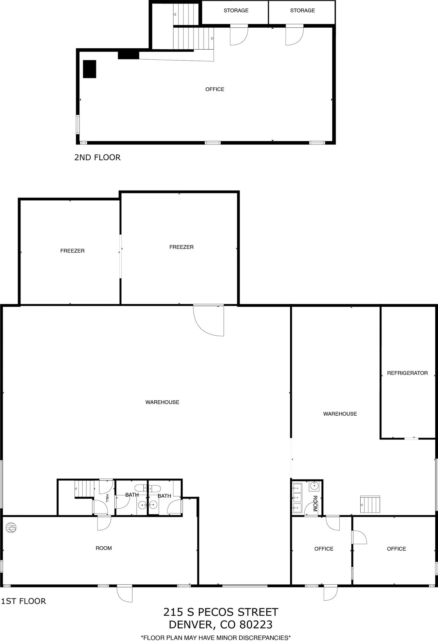 215 S Pecos St, Denver, CO à louer Plan d’étage– Image 1 sur 1