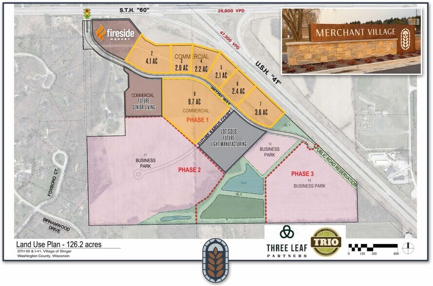 SWQ I-41 & State Road 60, Slinger, WI à vendre - Plan de site – Image 2 sur 2