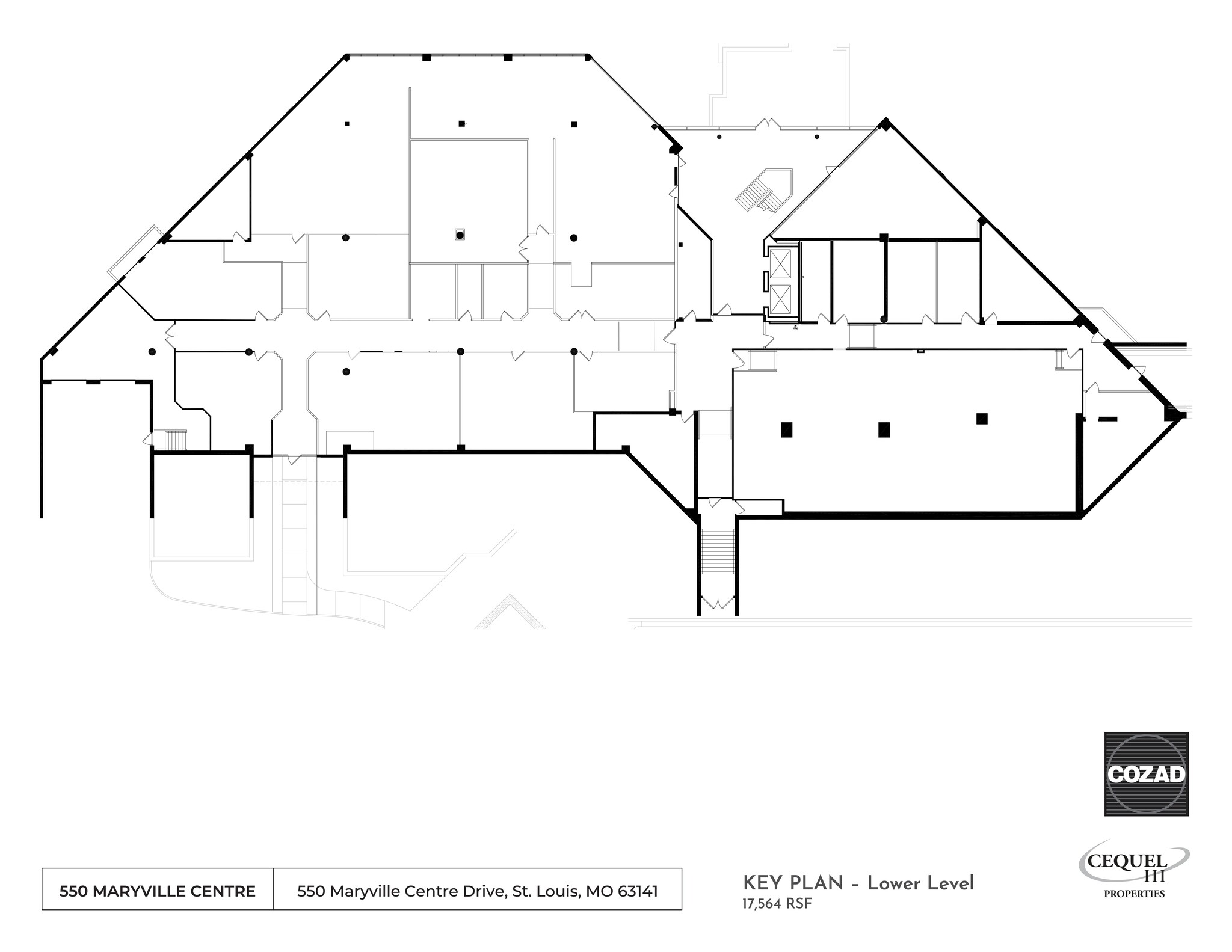 520 Maryville Centre Dr, Town And Country, MO à louer Plan de site– Image 1 sur 1