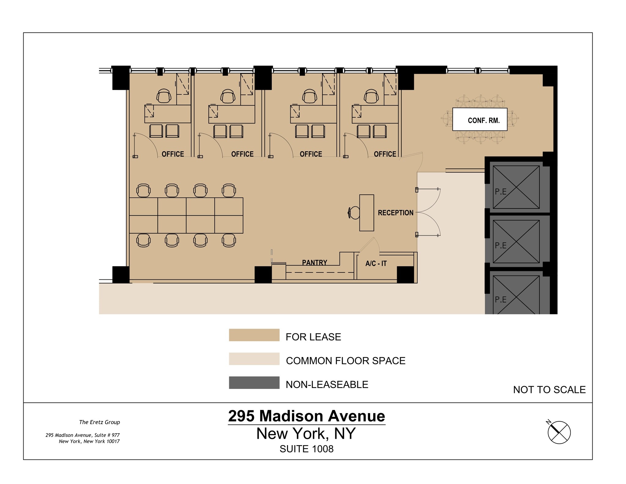 295 Madison Ave, New York, NY à louer Plan de site– Image 1 sur 1