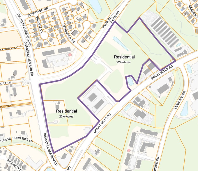 21344 Pegg rd, Great Mills, MD à vendre - Plan de site – Image 1 sur 2