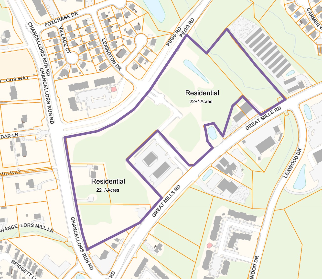 21344 Pegg rd, Great Mills, MD à vendre Plan de site– Image 1 sur 3