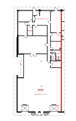 8072-8120 Rte Transcanadienne, Montréal, QC à louer Plan d’étage– Image 1 sur 1