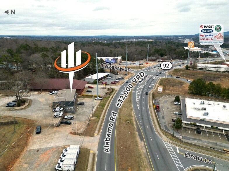 8477 Hwy 92, Woodstock, GA à louer - Photo de l’immeuble – Image 2 sur 9