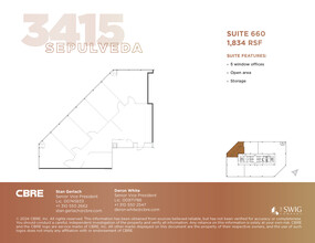 3415 S Sepulveda Blvd, Los Angeles, CA à louer Plan d’étage– Image 1 sur 1