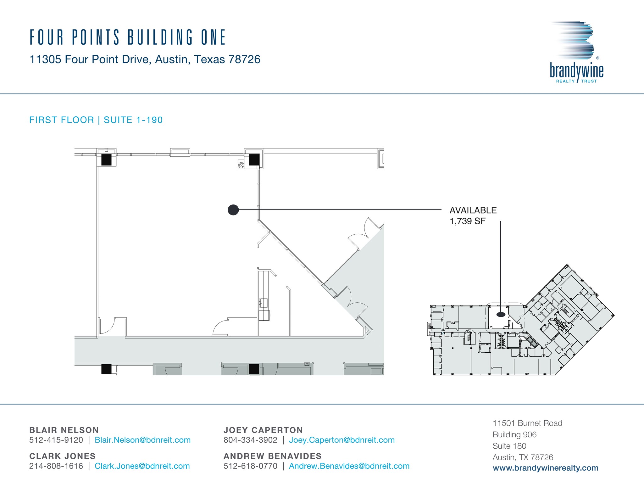 11305 Four Points Dr, Austin, TX à louer Plan de site– Image 1 sur 1