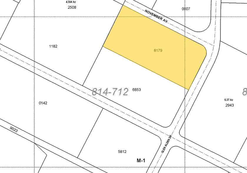 4301-4329 November Ave, Richmond, VA à louer - Plan cadastral – Image 3 sur 6