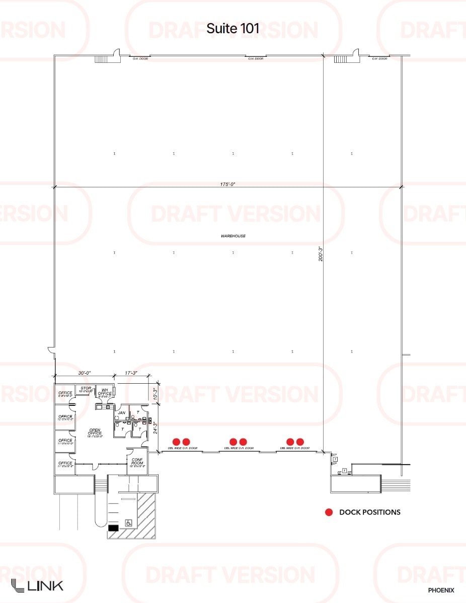 1002 S 56th Ave, Phoenix, AZ à louer Plan d’étage– Image 1 sur 2