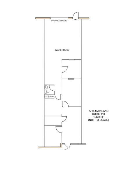 7715 Mainland Dr, San Antonio, TX à louer - Plan d’étage – Image 3 sur 3