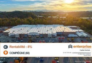 Compiègne - Vue aérienne  vue de carte