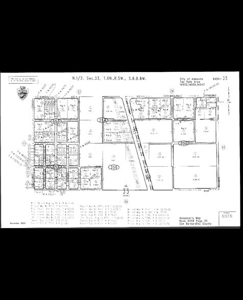 30.62 Mixed-Use Adelanto, Adelanto, CA à vendre - Plan cadastral – Image 2 sur 2