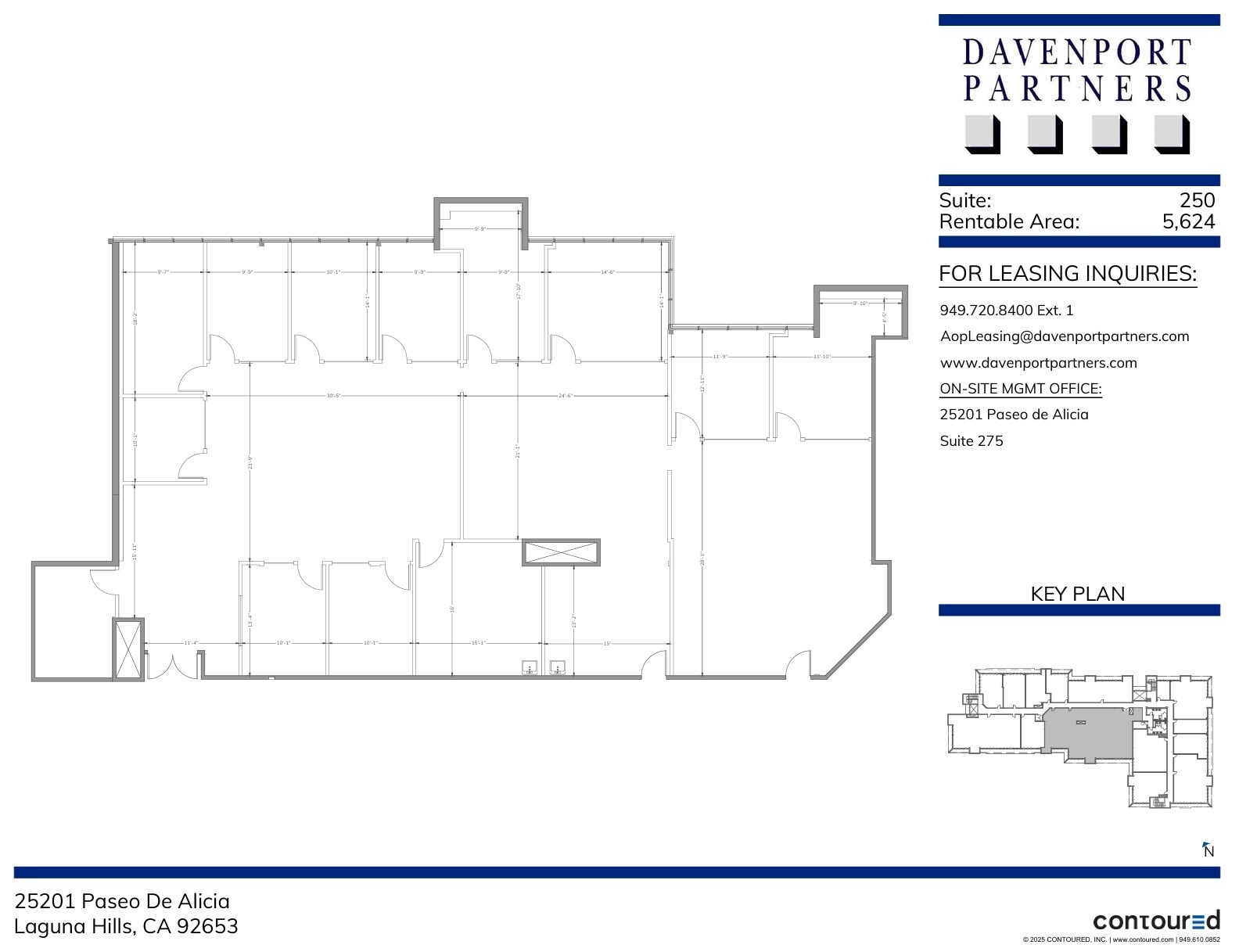 25231 Paseo de Alicia, Laguna Hills, CA à louer Plan d’étage– Image 1 sur 1