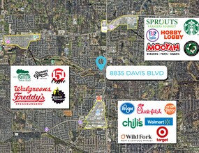 8835 Davis Blvd, Keller, TX - VUE AÉRIENNE  vue de carte