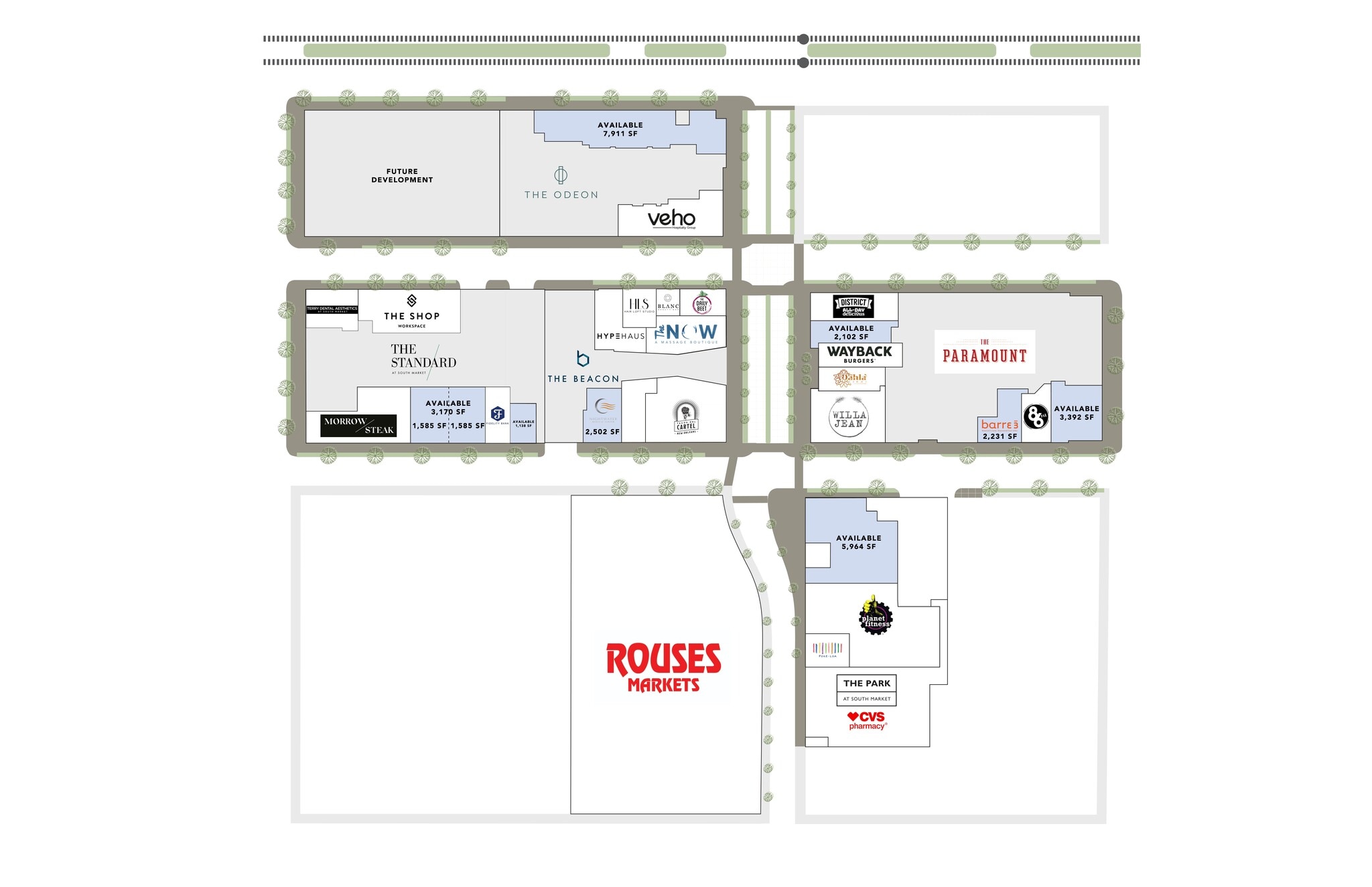 616 Okeefe Ave, New Orleans, LA à louer Plan de site– Image 1 sur 7