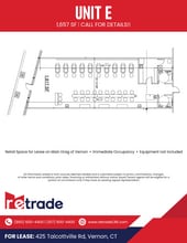 425 Talcottville Rd, Vernon, CT à louer Plan d’étage– Image 1 sur 1