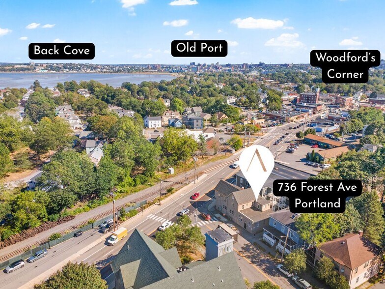736 Forest Ave, Portland, ME à vendre - Aérien – Image 2 sur 18