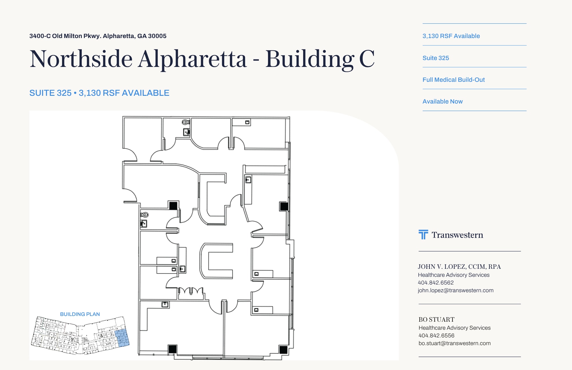 3400 Old Milton Pky, Alpharetta, GA à louer Plan d’étage– Image 1 sur 1