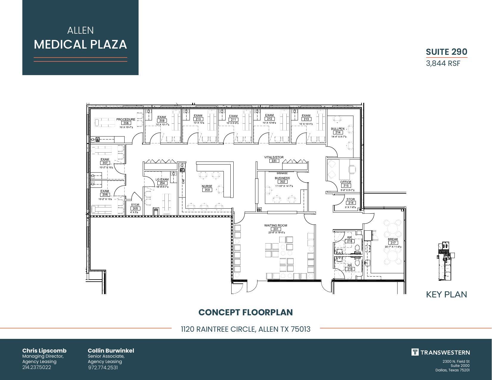 1120 Raintree Cir, Allen, TX à louer Plan d’étage– Image 1 sur 1