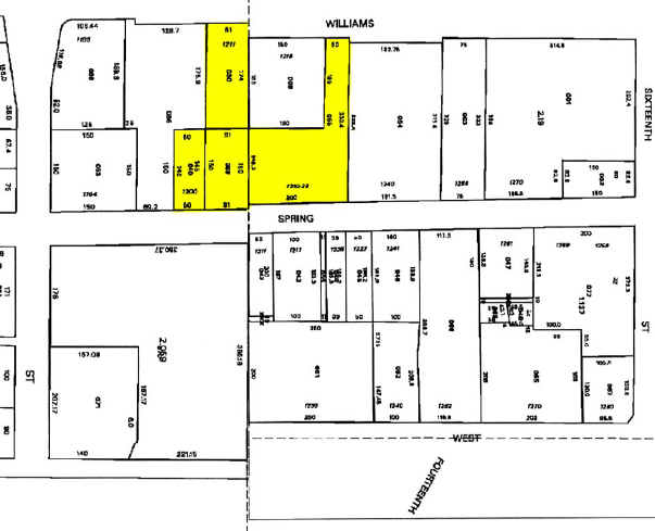 1206 Spring St NW, Atlanta, GA à louer - Plan cadastral – Image 2 sur 12